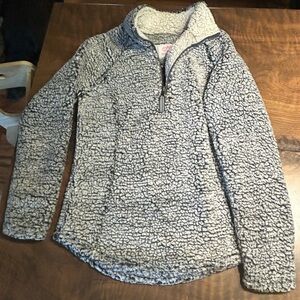 Cozy Sherpa Quarter Zip Jacket